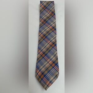 Stafford Multicolor Plaid Silk Tie